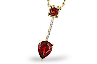 A302-11014: NECKLACE 2.15 GARNET 2.20 TGW