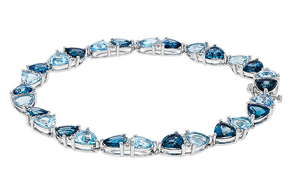 E302-11059: BRACELET 12.20 BLUE TOPAZ 12.50 TGW (7")